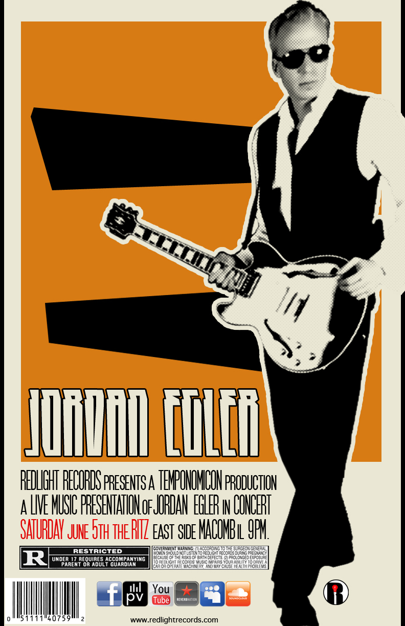 Jordan Egler Concert Poster